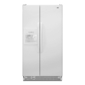 Whirlpool® AMANA® ASI2575FRW 68-7/8 in 35-1/2 in 34-5/8 in Free Standing Side-by-Side Refrigerator