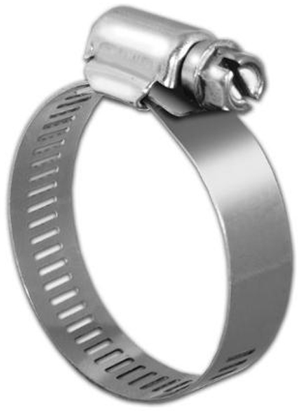 KDAR Company Pro Tie 33008 1-5/16 - 2-1/4 in 201 Stainless Steel Regular Duty Worm Drive Hose Clamp