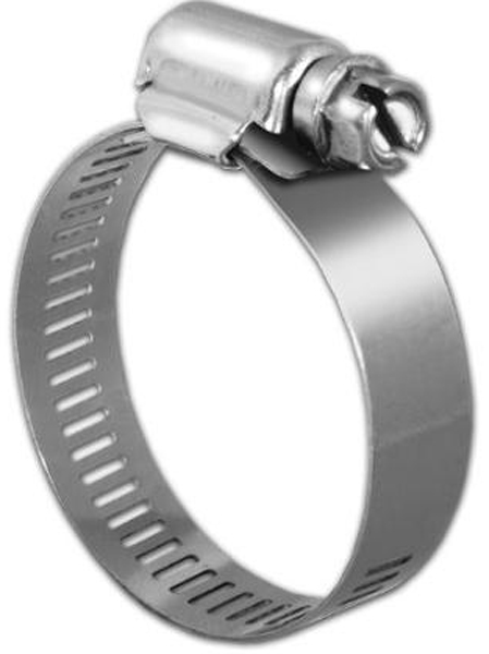 KDAR Company Pro Tie 33009 1-9/16 - 2-1/2 in 201 Stainless Steel Regular Duty Worm Drive Hose Clamp