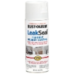 Rust-Oleum® LEAKSEAL® 267970 12 oz LeakSeal White Oil Base Flexible Rubber Coating