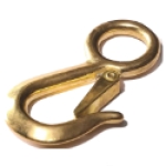 BARON 2311B34 3/8 in 4-1/8 in Solid Bronze Rigid Swivel Snap