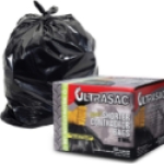 ALUF Plastics® UL SHORT CONTRACTOR 50 4FLAP 33 gal 32 in 38-3/4 in Ultrasac® Contractor Bag with Flap