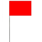 SWANSON® FRG21100 Red PVC 2 in Stake Flag