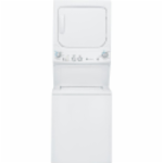 GE GE GUD27ESSMWW 5.9 cu-ft Dryer 3.8 cu-ft washer 120/240 V or 120/208 V 30 A Spacemaker® Electric Laundry Dryer and washer