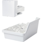 General Electric IM4D 9.5 in Width x 9.5 in Height x 14.5 in Depth White Plastic Icemaker