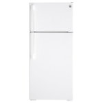 GE GE GTS17DTNRWW 64-3/4 in 28 in 32-5/8 in Top Freezer Refrigerator