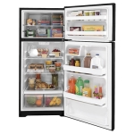 GE GE GTS16DTHBB 64-3/4 in 28 in 31-5/8 in Top Freezer Refrigerator