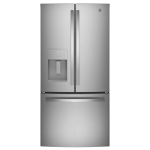 GE GE GFE24JSKSS 69 7/8 in 32 3/4 in 37 1/2 in French Door Refrigerator With Ice and Water