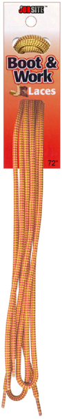 ManaKey Group JobSite® 54004 Nylon Yellow/Brown 72 in Work Duty Braid Lace