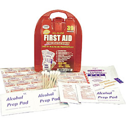 SAS Safety 6001 Personal 3.75 x 5 x 1.5 in Plastic Personal First Aid Kit