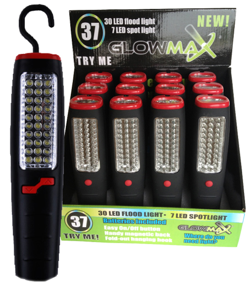 Value Max Products GlowMax® G-37WKLT-DB12 AAA Battery 3 Batteries LED Bulb Worklight