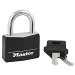 Master Lock® 141D 7/8 in 1/4 in Brass Keyed Padlock