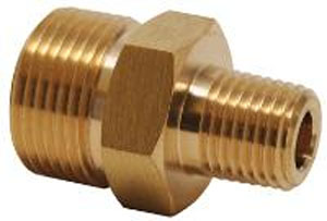 KDAR Hot Max Torches™ 29005 1/4 in M22M x MNPT Brass Screw Nipple