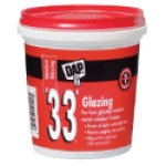 DAP® 33® 12120 8 oz Tub White Paste Window Glazing