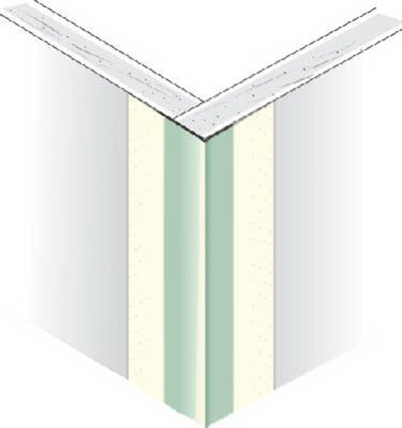 USG™ 280460X8FT 9 ft 90 Deg Outside Corner Tape On Bead