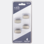 Hardware Resources KasaWare® K083SN-4 Zinc Satin Nickel 1-1/8 in Bar Cabinet Knob