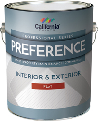 California® Paints PREFERENCE 42092-1 1 gal Flat Medium Base Interior/Exterior Latex Paint