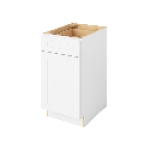 B21-CWH 21 Base Cabinet 1Door1Drawer White