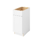 B15-CWH 15 Base Cabinet 1Door1Drawer White