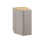 WDC2436-CGR 24x36 Wall Diagonal Corner Cab Grey