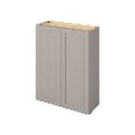 W3336-CGR 33x36 Wall Cabinet Grey