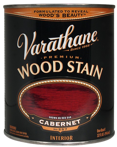 Rust-Oleum® Varathane® 211726H 1 qt Cabernet Stain Urethane Modified Interior Premium Wood Stain