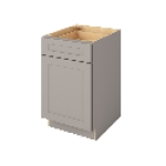 B21-CGR 21 Base Cabinet 1Door1Drawer Grey