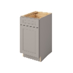 B18-CGR 18 Base Cabinet 1Door1Drawer Grey