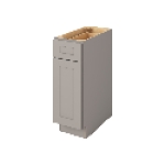 B12-CGR 12 Base Cabinet 1Door1Drawer Grey