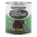 Rust-Oleum® 206540 887 ml Black Flat Specialty Chalkboard Brush-On Paint