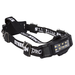 JS Products 78834 Steelman™PRO Series Lithium-Ion Battery LED Lamp 250 Lumens High Motion Activated Slim Profile Headlamp