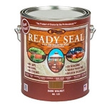 Ready Seal 125 1 gal Can Dark Walnut Liquid Exterior Wood Stain and Sealer