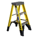 WERNER® 7300 7303 3 ft 375 lb Fiberglass Single-Sided Step Ladder