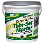 CUSTOM Building Products SimpleSet® CTTSG1-2 1 gal Pail Gray Paste Pre-Mixed Thin-Set Mortar