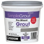 CUSTOM Building Products Polyblend® PMG381QT 1 qt Pail Bright White Paste Tile Grout