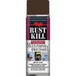 Yenkin-Majestic Majic Paints 8-2003-8 12 oz Can Dark Brown Gloss Interior/Exterior Rust Kill Enamel Spray Paint