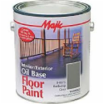 Yenkin-Majestic Majic Paints 8-0075-1 1 gal Pail Battleship Gray Oil Base Interior/Exterior Floor Paint