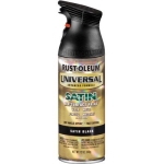 Rust-Oleum® UNIVERSAL® 245197 12 oz Black Satin Universal Premium Spray Paint