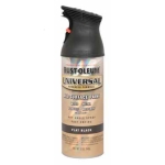 Rust-Oleum® UNIVERSAL® 245198 12 oz Black Flat Premium Spray Paint