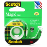 3M™ Scotch® Magic™ 104 450 in x 1/2 in Transparent Household Transparent Tape