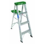 WERNER® 354 225 lb 4 ft 18-1/2 in Single-Sided Step Ladder