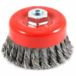 Forney Industries 72753 Knotted 4 in 5/8-11 Wire Cup Brush