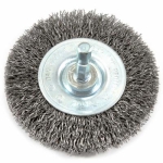 Forney Industries 72735 Crimped Wire 3 in Steel Wire Wheel Brush