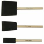 Richard 80100 Foam Wood Handle 3-Piece Utility Paint Brush Set