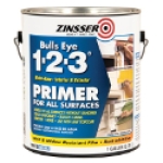 Rust-Oleum® ZINSSER® Bulls Eye 1-2-3® 02001 1 gal White Water Base Primer