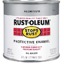 Rust-Oleum® STOPS RUST® 7715730 0.5 pt Aluminum Gloss Brush-On Protective Enamel Paint