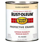 Rust-Oleum® STOPS RUST® 7770502 1 qt Almond Gloss Brush-On Protective Enamel Paint