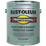 Rust-Oleum® PROFESSIONAL 7715402 1 gal Aluminum Gloss High Performance Protective Enamel Paint