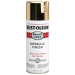 Rust-Oleum® STOPS RUST® 7710830 11 oz Gold Aerosolized Mist Bright Coat Spray Paint