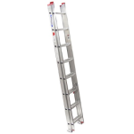 WERNER® D1116-2 200 lb Type III 16 ft Multi-Section Extension Ladder